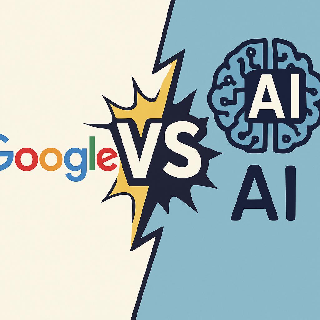 Google v.s. LLM (AI)
